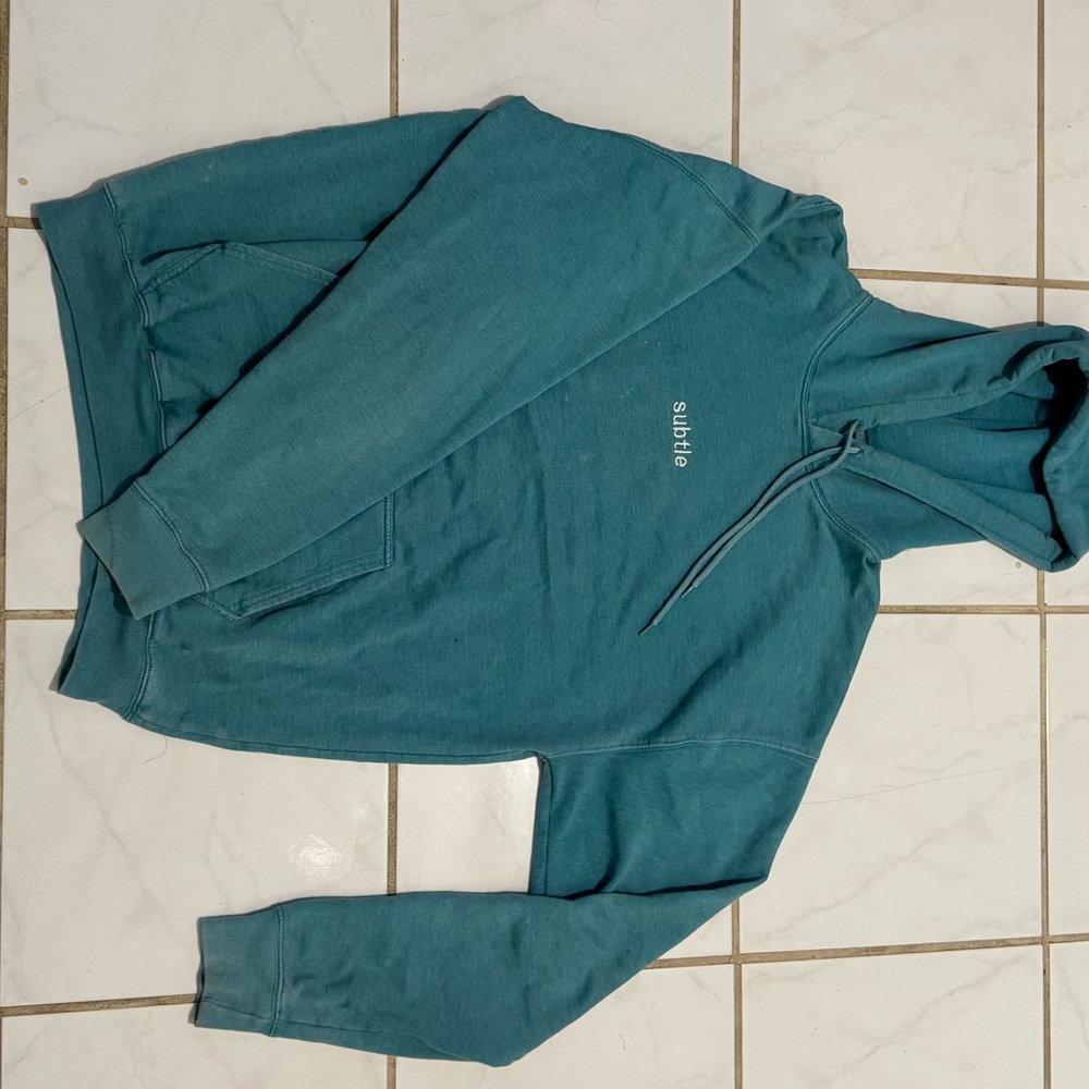 Unisex Teal Hoodie